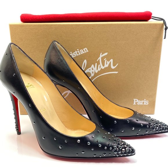 Christian Louboutin Shoes - Christian Louboutin Degrastrass 100 Kid Heels 36.5